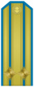 Rank insignia of Подполковник of the Bulgarian Air forces.png