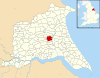 Leconfield UK parish locator map.svg