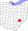 State map highlighting Morgan County