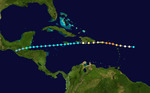 1932 Atlantic hurricane 9 track.png