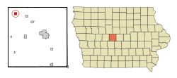 Location of Boxholm, Iowa
