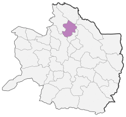 Location of Chenaran County in Razavi Khorasan province