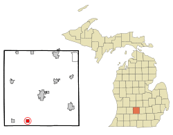 Location of Olivet inside Eaton County