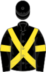 Black, yellow cross-belts and armlets