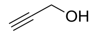 Propargyl alcohol.svg