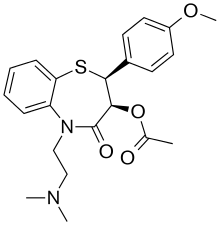Diltiazem structure.svg