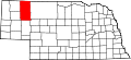 State map highlighting Sheridan County