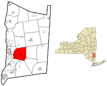 Location of LaGrange, New York