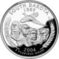 South Dakota quarter dollar coin
