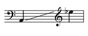 Range Saxotromba Tenor E flat.svg