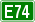 Tabliczka E74.svg