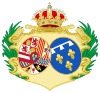 Coat of Arms of Louise Élisabeth d'Orléans, as Queen Consort of Spain.svg