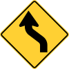 MUTCD W1-4L.svg