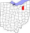 State map highlighting Summit County