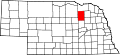 State map highlighting Antelope County