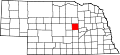State map highlighting Greeley County