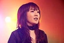 Okui performing as part of JAM Project in Paris