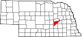 State map highlighting Merrick County