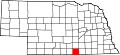 State map highlighting Webster County