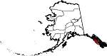 State map highlighting Sitka