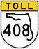 State Road 408 marker