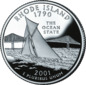 Rhode Island quarter dollar coin