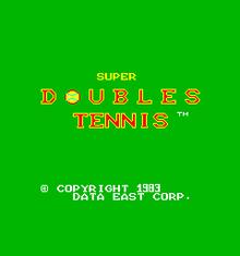 Super Doubles Tennis Arcade Title Screen.png