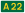 UK road A22.svg