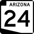 State Route 24 marker