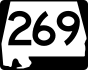 State Route 269 marker