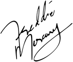 Freddie Mercury's signature