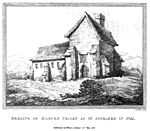 Remains of Kilburn Priory as it appeared in 1722.jpg