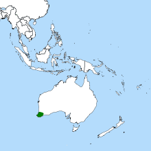 Cephalotus distribution.svg