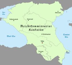 Location of Kaukasus