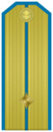 Rank insignia of младши лейтенант of the Bulgarian Air forces.png