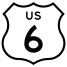 U.S. Highway 6 route marker