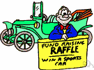 raffle - a lottery in which the prizes are goods rather than money