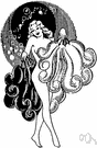 nude dancing - erotic dancing with little or no clothing