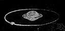 point of apoapsis - (astronomy) the point in an orbit farthest from the body being orbited