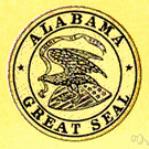 AL - a state in the southeastern United States on the Gulf of Mexico