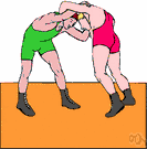 welterweight - a wrestler who weighs 154-172 pounds