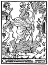 St. Christopher - Christian martyr and patron saint of travellers (3rd century)