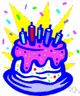 birthday - an anniversary of the day on which a person was born (or the celebration of it)