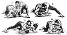 full nelson - a wrestling hold in which the holder puts both arms under the opponent's arms and exerts pressure on the back of the neck (illegal in amateur wrestling)