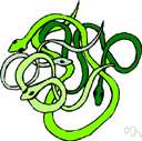 green snake