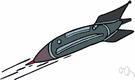 flying bomb - a small jet-propelled winged missile that carries a bomb