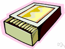safety match - a paper match that strikes only on a specially prepared surface
