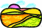 prairie - a treeless grassy plain