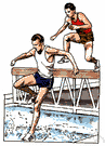 obstacle race - a race in which competitors must negotiate obstacles