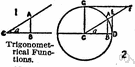 trigonometric - of or relating to or according to the principles of trigonometry
